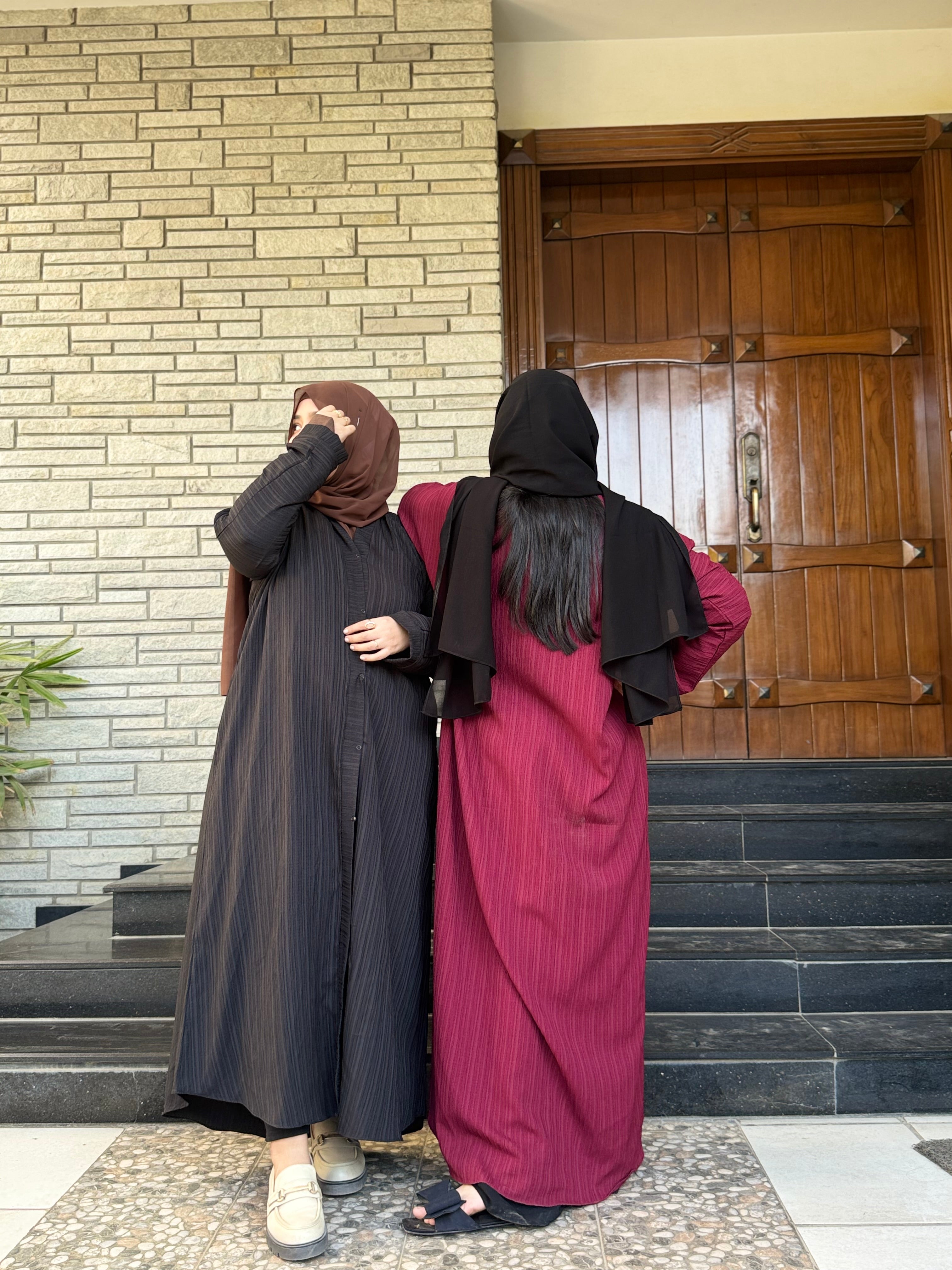 Texture Fabric Abaya
