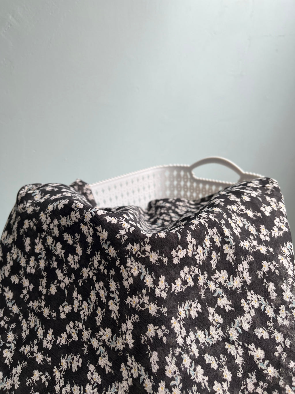 Black Floral Print