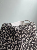 Black Floral Print